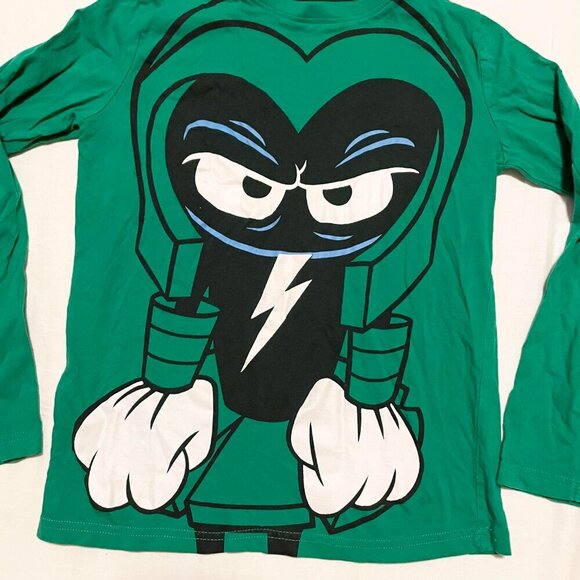 Looney Tunes Marvin The Martian Kids Long Sleeve Size Medium - Picture 2 of 16